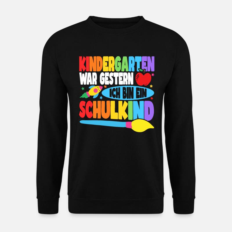 Schulkind Einschulung Schultag Schulstart - Unisex Pullover - Schwarz