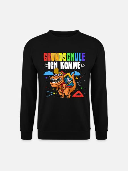 Grundschule Ich Komme Einschulung Schulkind - Unisex Pullover - Schwarz
