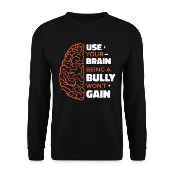 Ein Tyrann zu sein wird nicht gewinnen - Unisex Pullover - Schwarz - Vorne - Alina (178cm) & Michal (187cm)