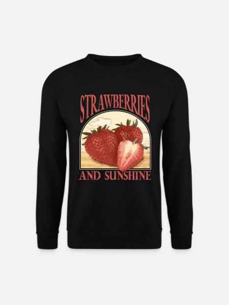 Fraise millésimée - Sweat-shirt Unisexe - noir