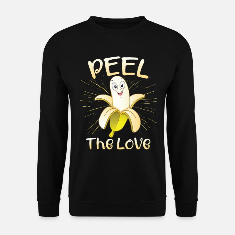 Peel The Love - Unisex Sweatshirt - black
