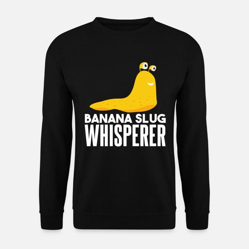 Chuchoteur de limaces de banane - Sweat-shirt Unisexe - noir