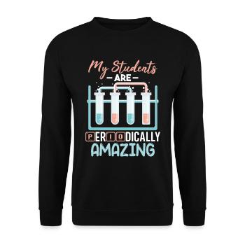 Mes étudiants sont particulièrement incroyables - Sweat-shirt Unisexe - noir - Devant - Alina (178cm) & Michal (187cm)