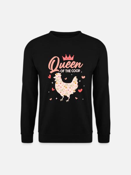 Reine de la Coop - Sweat-shirt Unisexe - noir