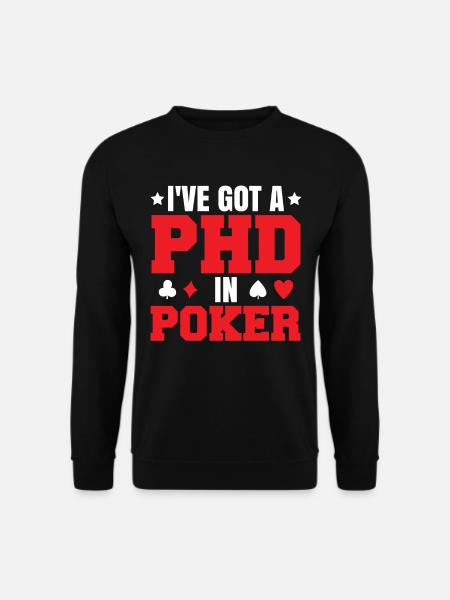 Poker Player Texas Hold'Em - Unisex Sweatshirt - black