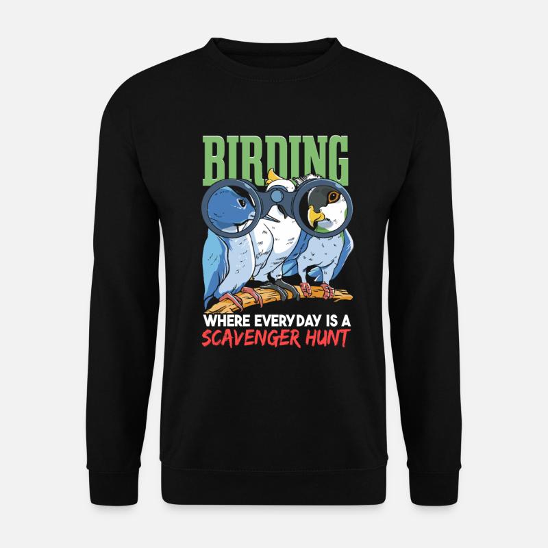 Funny Birding Humor - Unisex Sweatshirt - black
