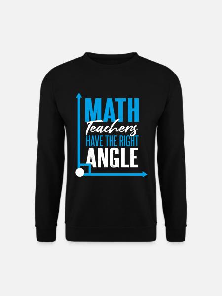 Math Teacher Funny - Unisex Sweatshirt - black