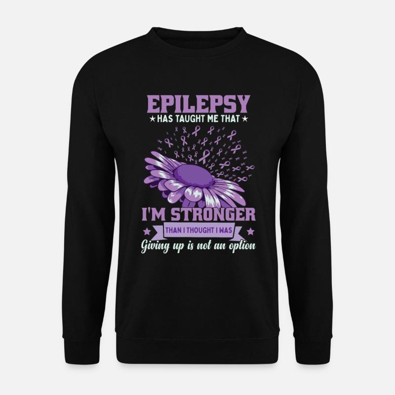 Epilepsy Fighter - Unisex Sweatshirt - black