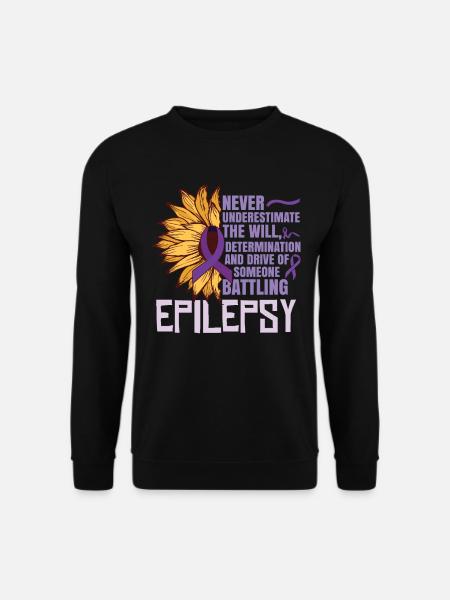 Epilepsie-Kämpfer - Unisex Pullover - Schwarz