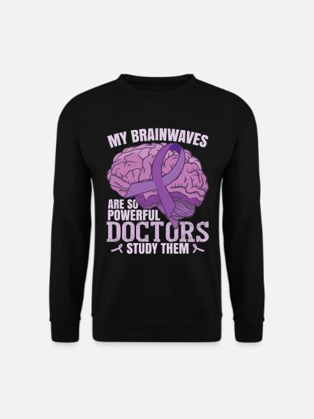 My Brainwaves Are So Powerful - Unisex Sweatshirt - black