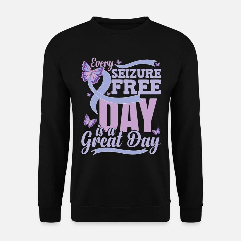 Citation de sensibilisation à l’épilepsie - Sweat-shirt Unisexe - noir