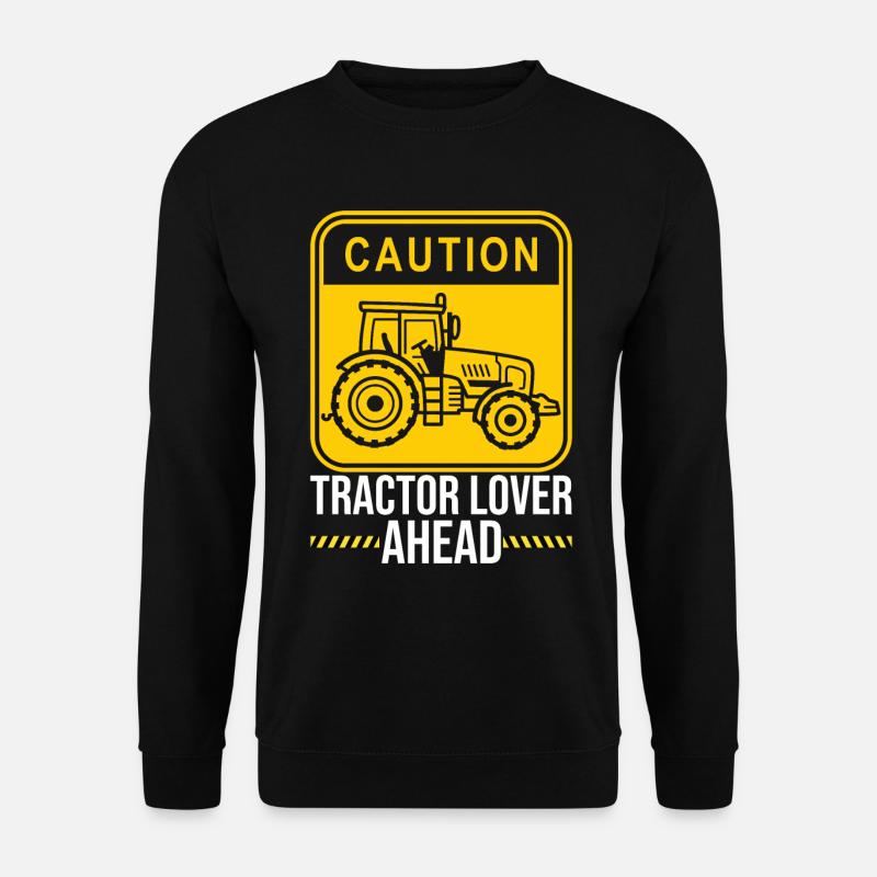 Tractor Lover Ahead - Unisex Sweatshirt - black