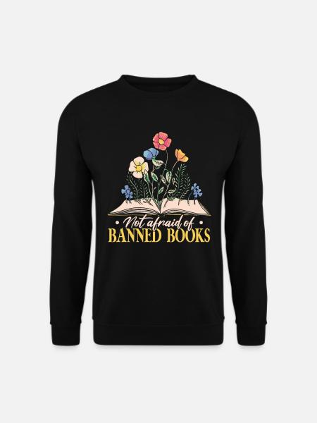 Verbotene Bücher lesen - Unisex Pullover - Schwarz