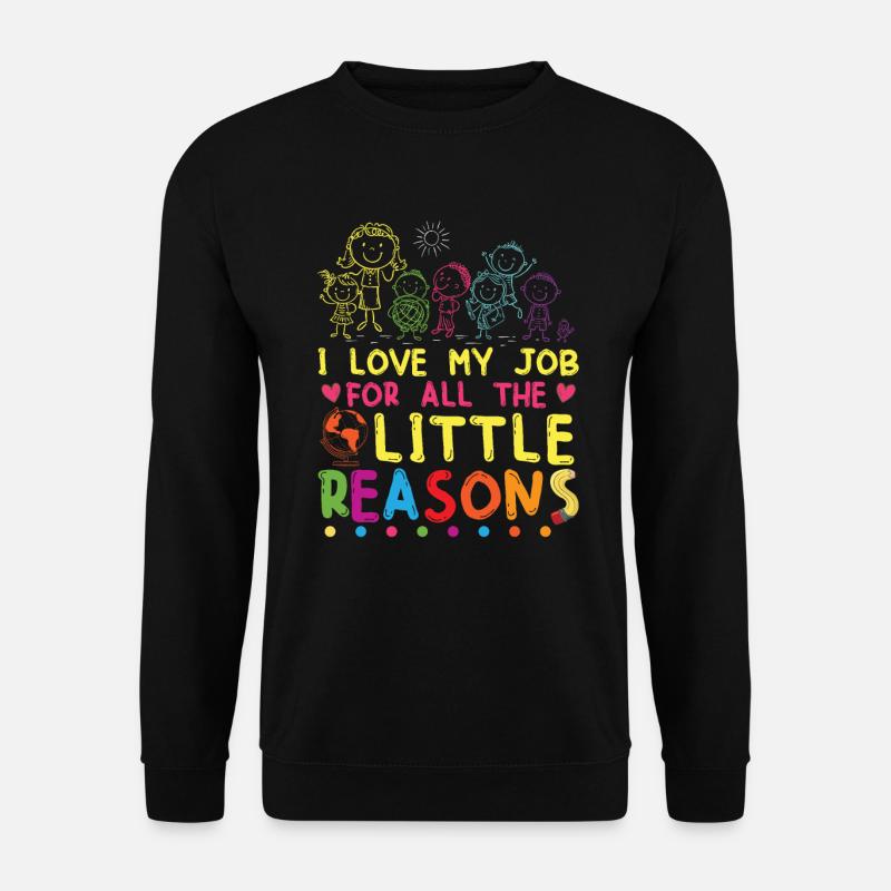 Cute Teaching - Unisex Sweatshirt - black