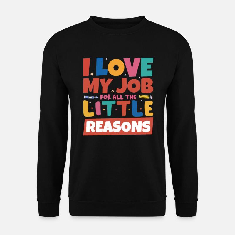 Enseignant pré-K - Sweat-shirt Unisexe - noir