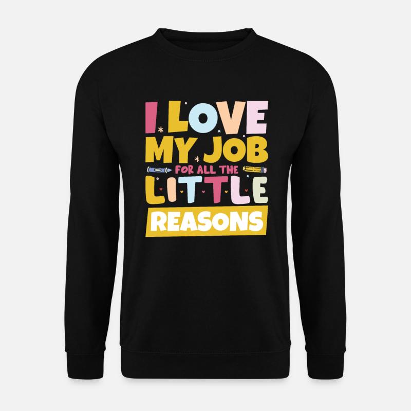 Kindergarten Lehramt Schule Vorschule - Unisex Pullover - Schwarz