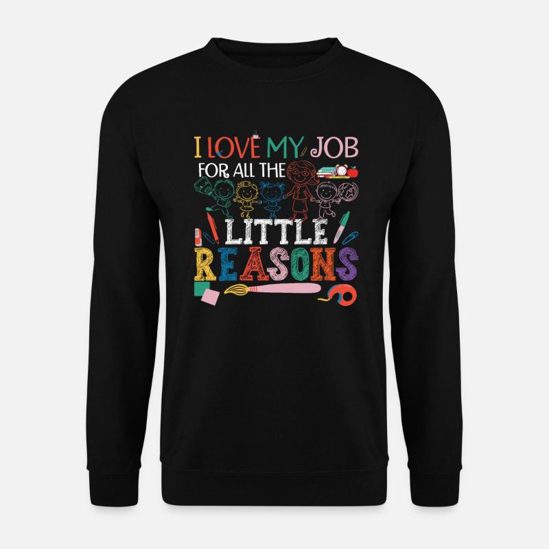 Netter Lehrlehrer - Unisex Pullover - Schwarz