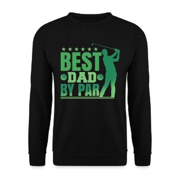 Bester Vater nach Par - Unisex Pullover - Schwarz - Vorne - Alina (178cm) & Michal (187cm)