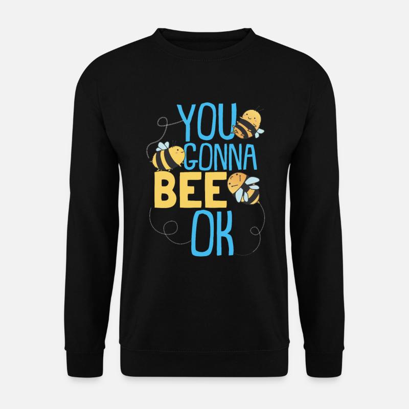 Kinder Biene Kostüm Honighummel - Unisex Pullover - Schwarz