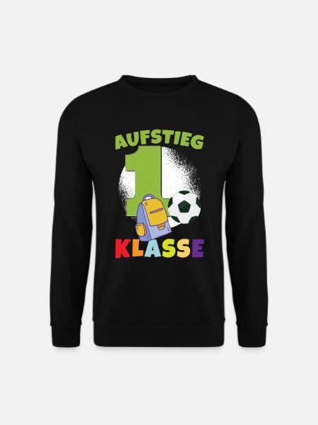 Aufstieg 1. Klasse - Unisex Pullover - Schwarz