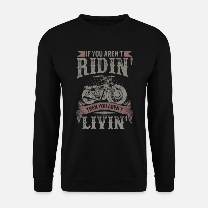 Biker Design Motorcycle - Unisex Sweatshirt - black