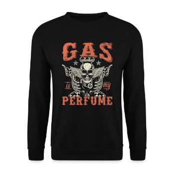 Le gaz est mon parfum - Sweat-shirt Unisexe - noir - Devant - Alina (178cm) & Michal (187cm)