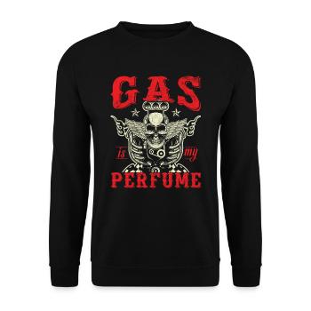 Le gaz est mon parfum - Sweat-shirt Unisexe - noir - Devant - Alina (178cm) & Michal (187cm)