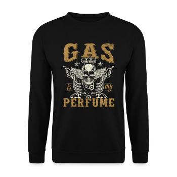 Le gaz est mon parfum - Sweat-shirt Unisexe - noir - Devant - Alina (178cm) & Michal (187cm)