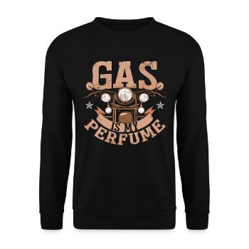 Le gaz est mon parfum - Sweat-shirt Unisexe - noir - Devant - Alina (178cm) & Michal (187cm)