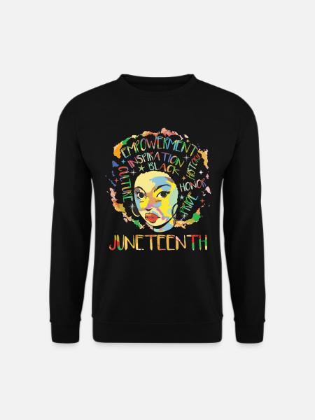 Juneteenth Women African American Roots - Unisex Sweatshirt - black