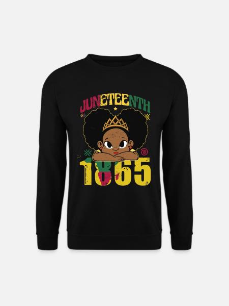 Fille Juneteenth - Sweat-shirt Unisexe - noir