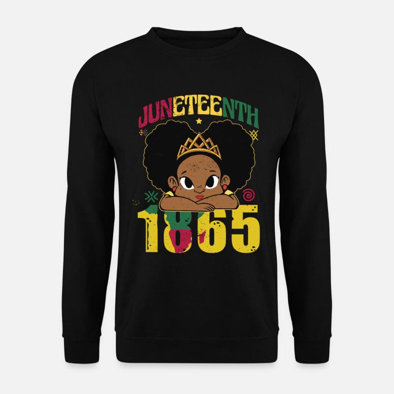 Fille Juneteenth - Sweat-shirt Unisexe - noir