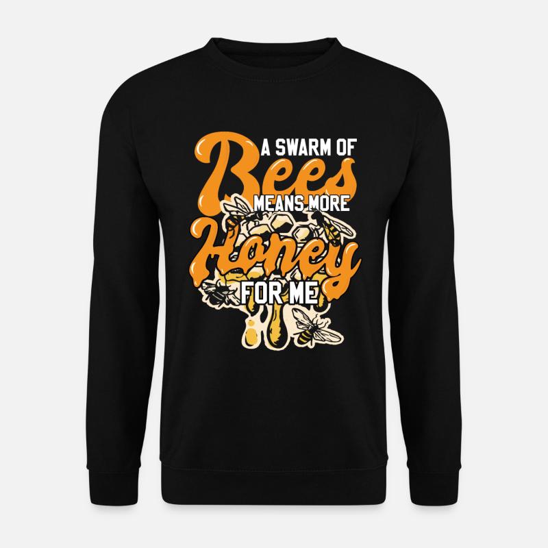 Lustiger Imker-Humor - Unisex Pullover - Schwarz