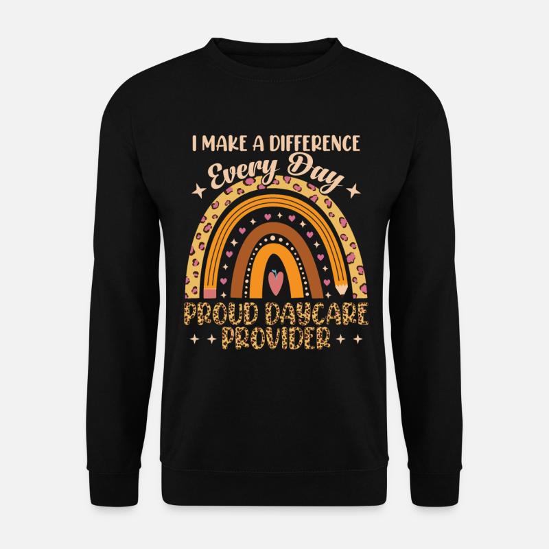 Stolze Kita-Erzieherin - Unisex Pullover - Schwarz