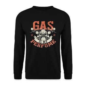Le gaz est mon parfum - Sweat-shirt Unisexe - noir - Devant - Alina (178cm) & Michal (187cm)