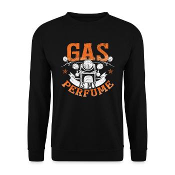 Le gaz est mon parfum - Sweat-shirt Unisexe - noir - Devant - Alina (178cm) & Michal (187cm)