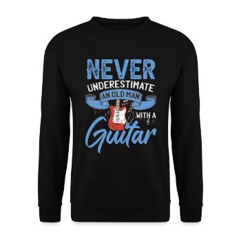 Lustiger Musikliebhaber Akustischer Elektroband-Künstler - Unisex Pullover - Schwarz - Vorne - Alina (178cm) & Michal (187cm)