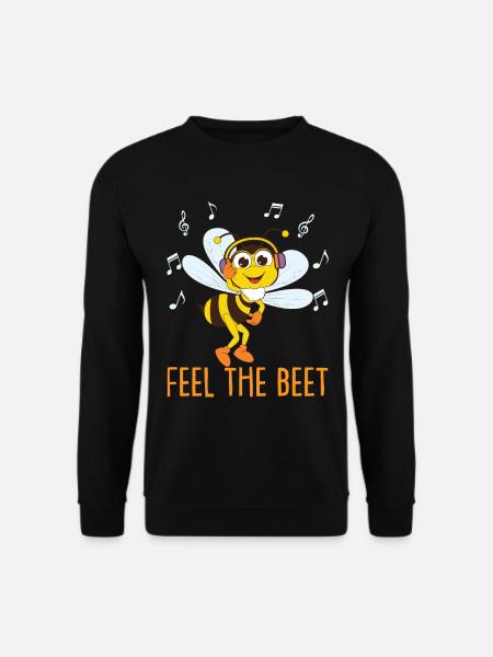 Music Bee Lover - Unisex Sweatshirt - black