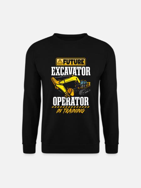 Future Excavator Operator - Unisex Sweatshirt - black