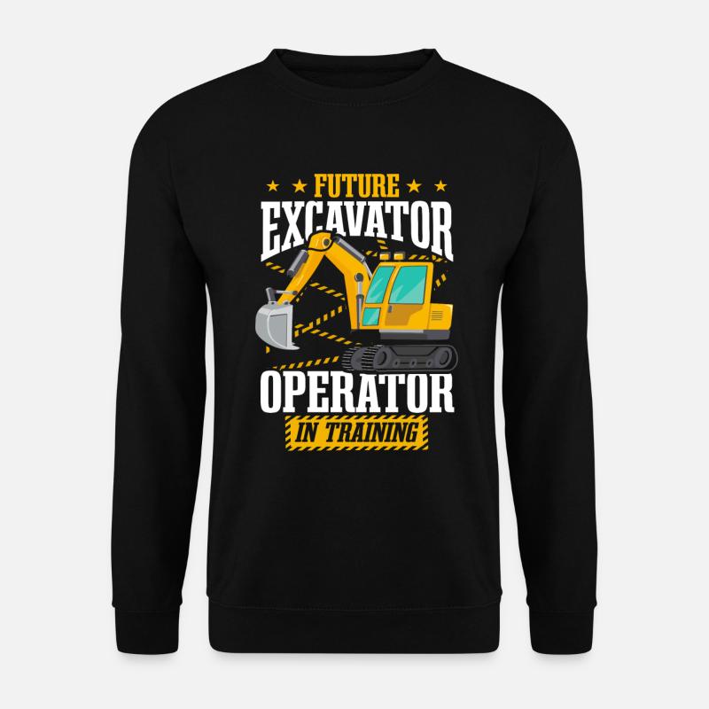 Baggerfahrer in Ausbildung - Unisex Pullover - Schwarz