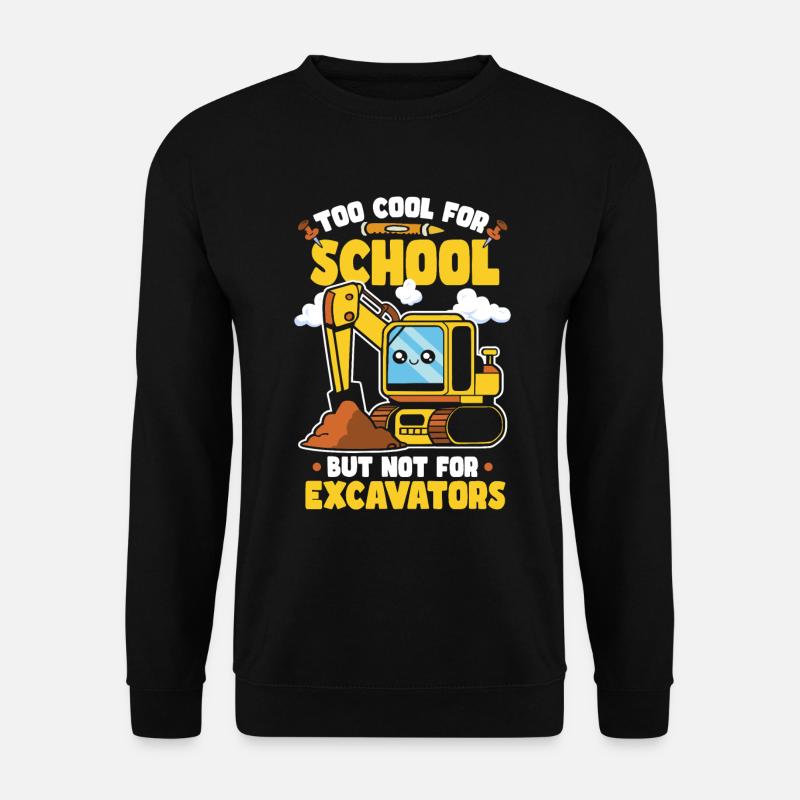 Bagger für Kleinkinder - Unisex Pullover - Schwarz