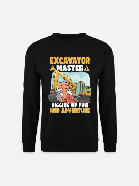 Excavator Master - Unisex Sweatshirt - black