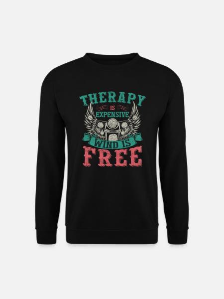 Motorcycle Rider - Unisex Sweatshirt - black