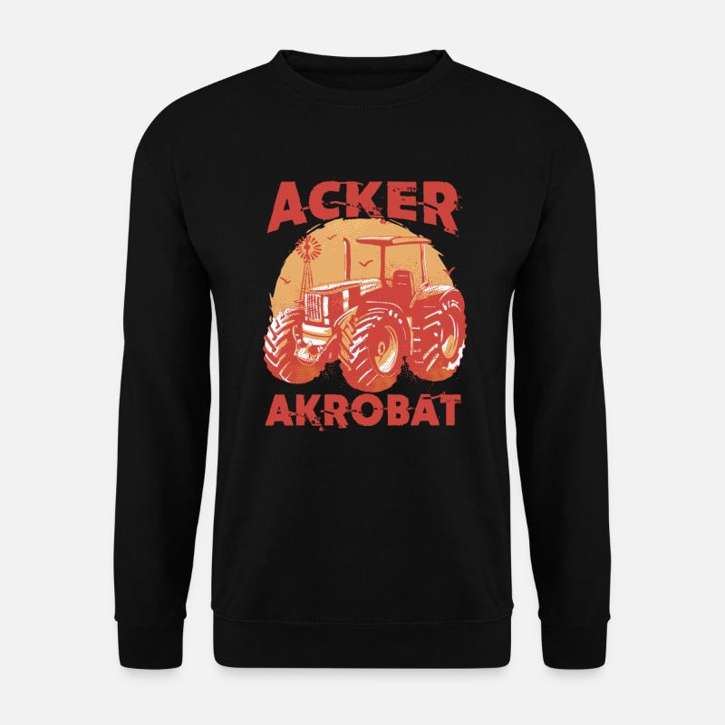 Acker Akrobat - Unisex Pullover - Schwarz