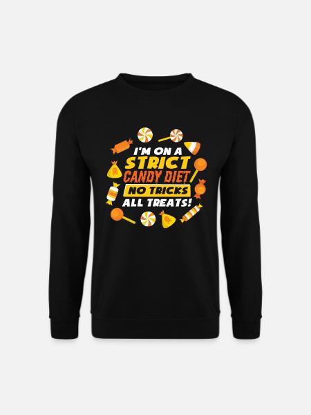 Funny Candy Halloween Costume - Unisex Sweatshirt - black