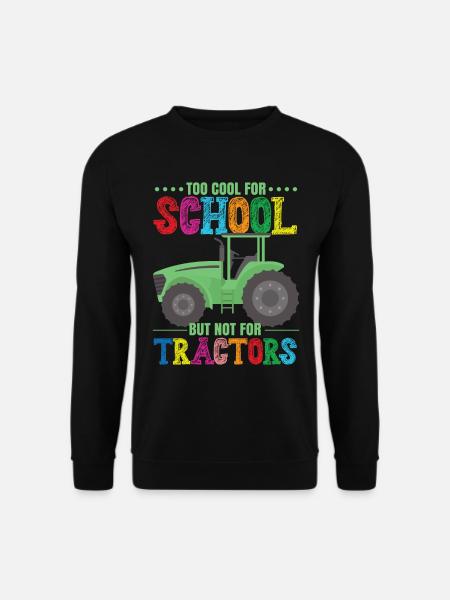 Lustiger Farmer Boys Traktor - Unisex Pullover - Schwarz