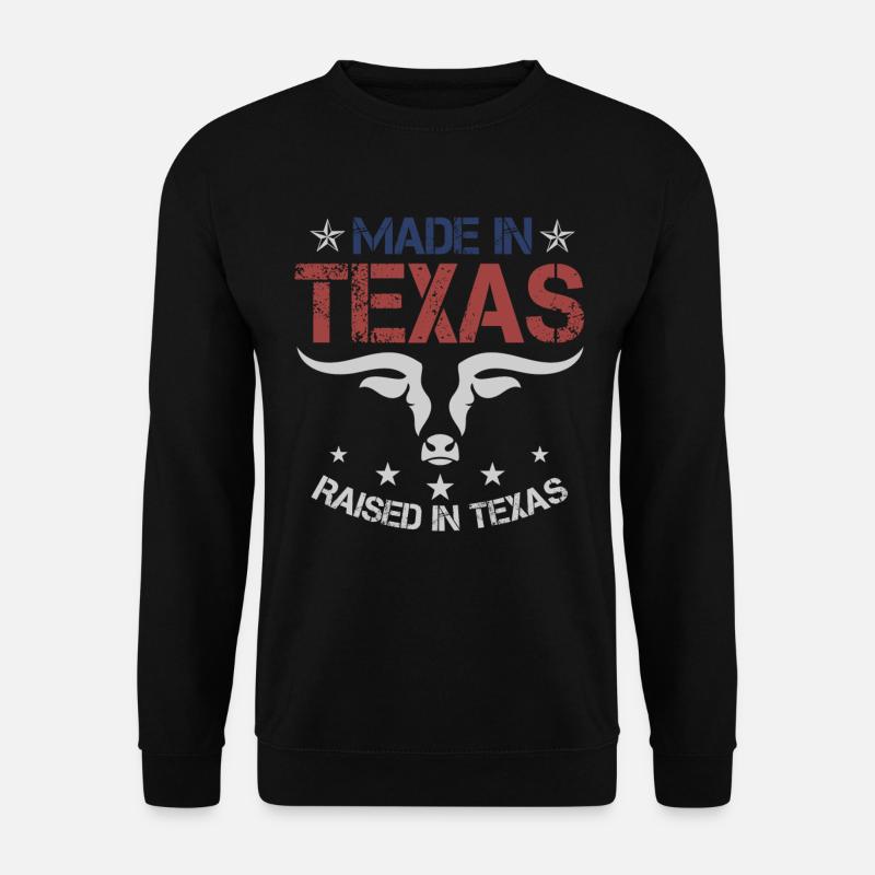 Raised Texas Texan - Unisex Sweatshirt - black