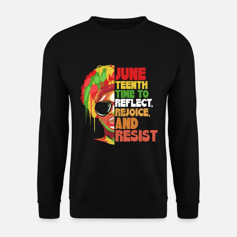 Femmes Juneteenth - Sweat-shirt Unisexe - noir
