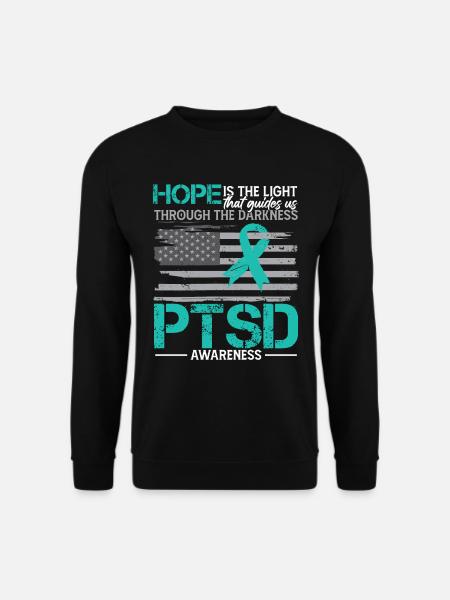 PTSD Awareness - Unisex Sweatshirt - black