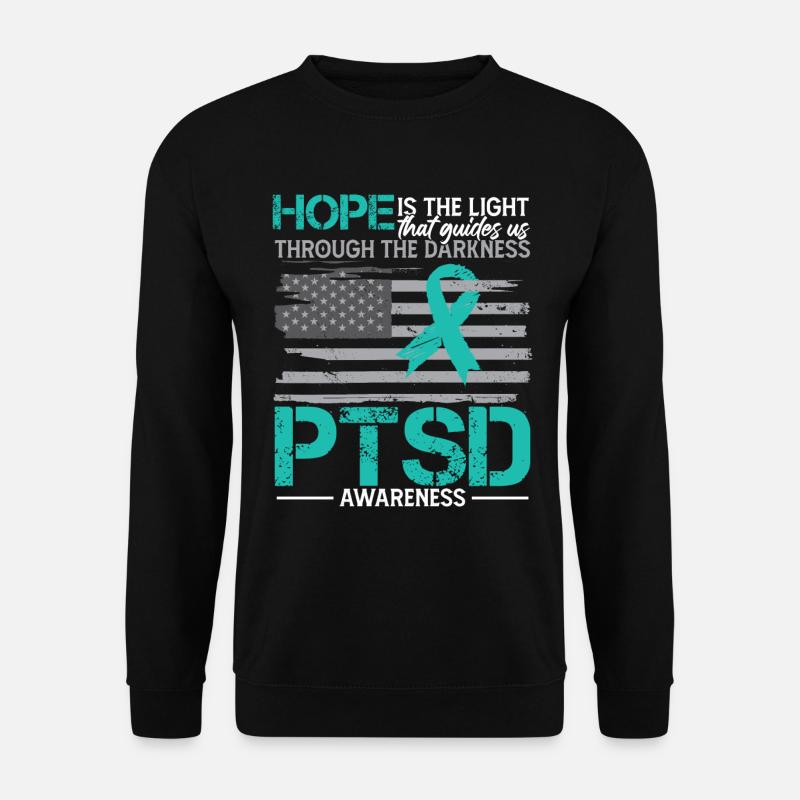 PTSD Awareness - Unisex Sweatshirt - black